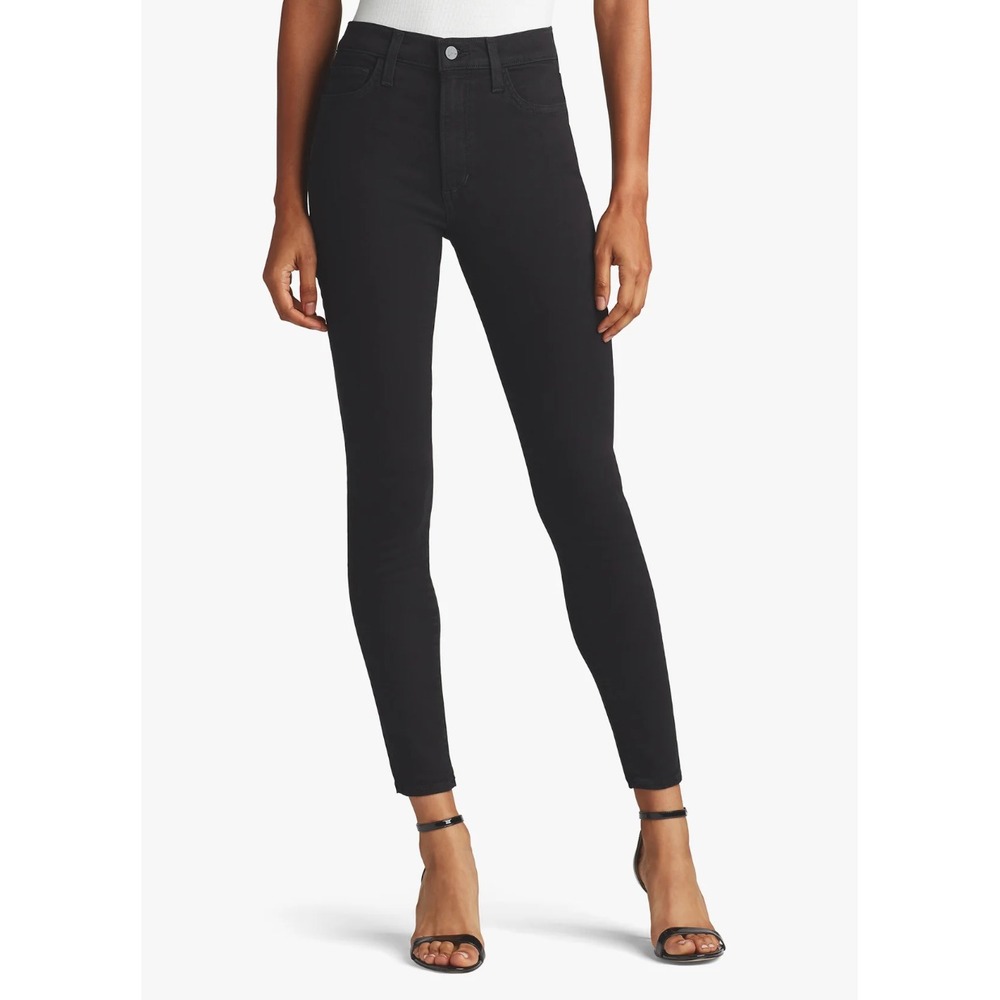 Joe's Jeans Womens 29 The Charlie High Rise Skinny Flawless Dani Black Jeans